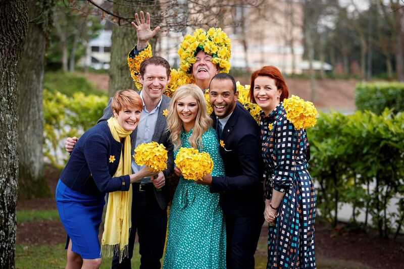 Caption: Shannen Joyce, who has battled cancer twice aged just 25, is pictured here with patient advocate Stephen Teap and CEO of the Irish Cancer Society, Averil Power at the launch of the Irish Cancer Society’s Daffodil Day which is proudly supported by Boots Ireland. Bernadette Lavery, MD, Boots Ireland, Kamal Ibrahim and volunteer James Gilleran aka Daff Man also attended the launch. Picture: Andres Poveda. Caption: Shannen Joyce, who has battled cancer twice aged just 25, is pictured here with patient advocate Stephen Teap and CEO of the Irish Cancer Society, Averil Power at the launch of the Irish Cancer Society’s Daffodil Day which is proudly supported by Boots Ireland. Bernadette Lavery, MD, Boots Ireland, Kamal Ibrahim and volunteer James Gilleran aka Daff Man also attended the launch. Picture: Andres Poveda.