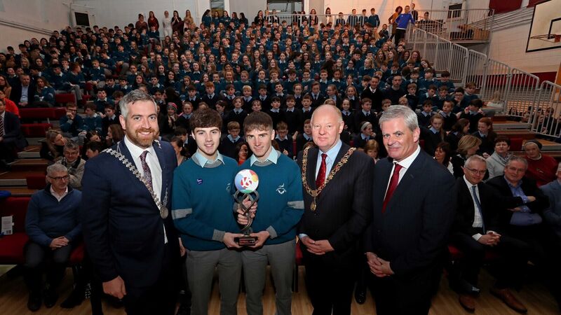 Young Scientists return to Cork school as winning heroes