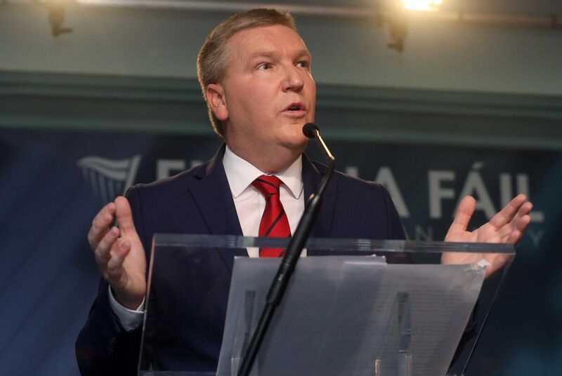  Fianna Fáil Finance Spokesperson Michael McGrath in FF Election Headquarters Photo: Leah Farrell/RollingNews.ie