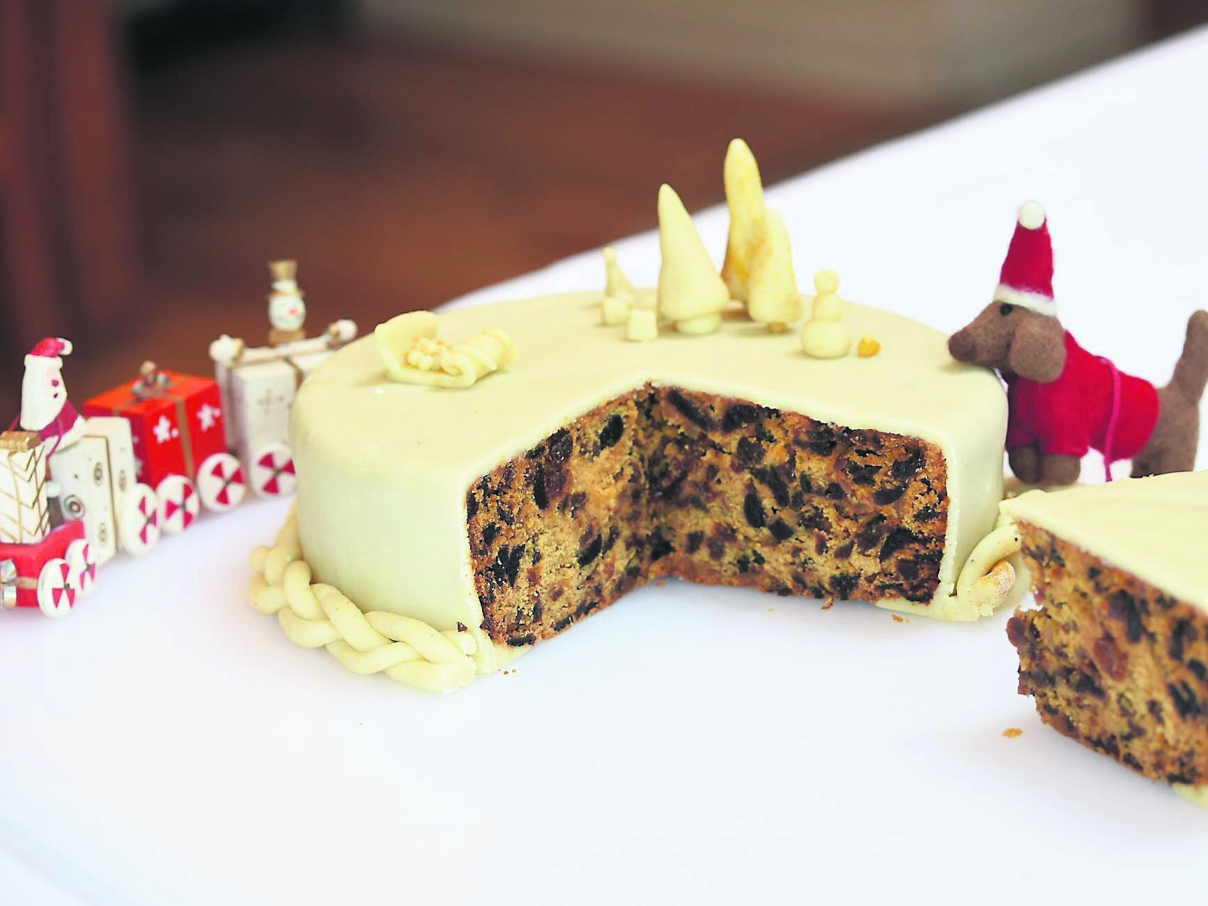 Ginger and Rum Christmas Cake