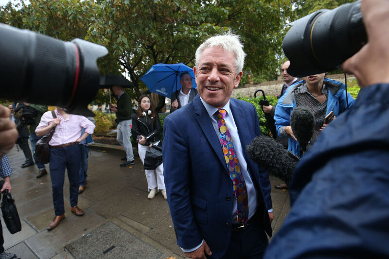John Bercow. Picture: Jonathan Brady/PA Wire