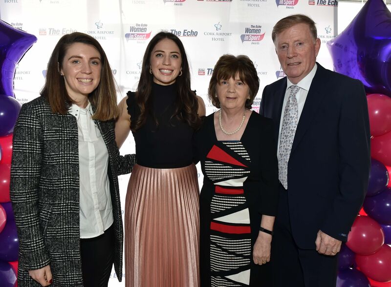 Marie, Catriona, Peg and Dan Casey. Picture: Eddie O'Hare