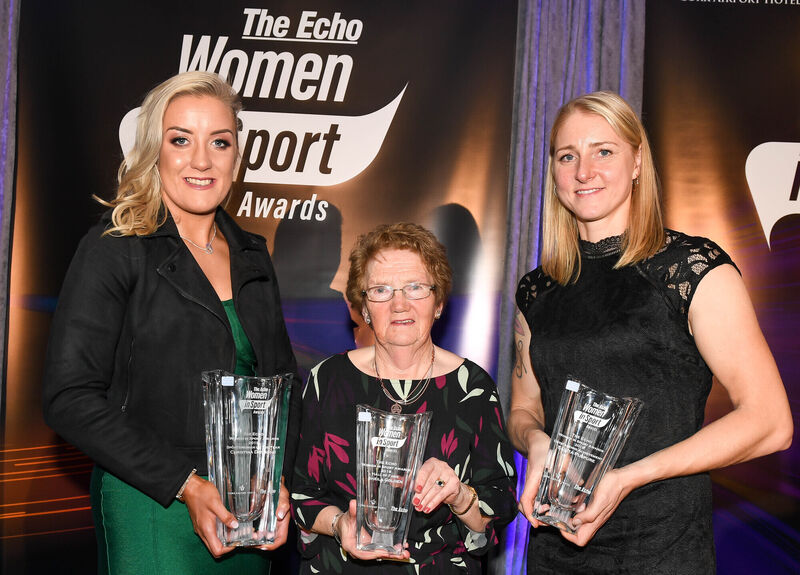 Christina Desmond, Sheila Golden and Sanita Puspure. Hotel. Picture: David Keane.