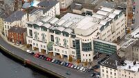 Burst pipe closes city centre street