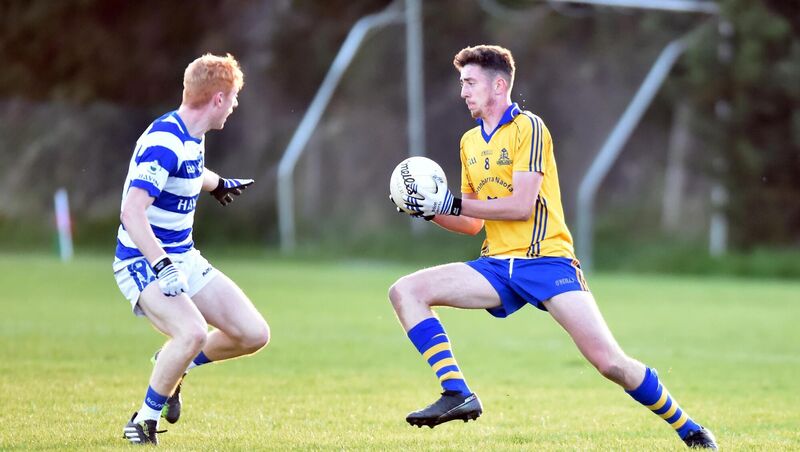 St Finbarr's Ethan Twomey takes on Castlehaven's Jack Cahalane during the Rebel Óg Premier 2 semi-final at Clonakilty. A new U19 age grade next season would feature those players. Picture: Eddie O'Hare
