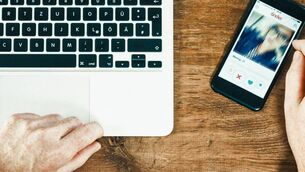 <p class="contextmenu internal_Caption">MODERN ROMANCE: Dating apps like Tinder are now hugely popular among young singletons</p>