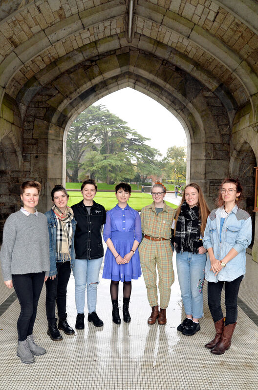 Members of the UCC Environmental Society (from left) Caoimhe Flynn, Síofra Richardson, Niamh Guiry, Isobel O'Connor Sealy, Rebecca Doocey, Asha Woodhouse and Nevena Kukova.Picture Denis Minihane. Members of the UCC Environmental Society (from left) Caoimhe Flynn, Síofra Richardson, Niamh Guiry, Isobel O'Connor Sealy, Rebecca Doocey, Asha Woodhouse and Nevena Kukova.Picture Denis Minihane.
