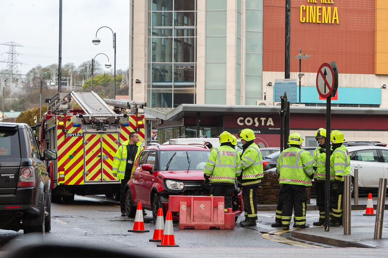 The incident in Blackpool earlierCredit: Damian Coleman The incident in Blackpool earlierCredit: Damian Coleman