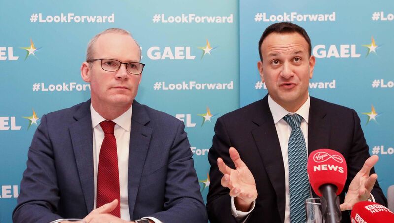 An Taoiseach Leo Varadkar TD with Tanaiste Simon Coveney TD An Taoiseach Leo Varadkar TD with Tanaiste Simon Coveney TD