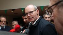 Simon Coveney reacts to general election result at Nemo count centre