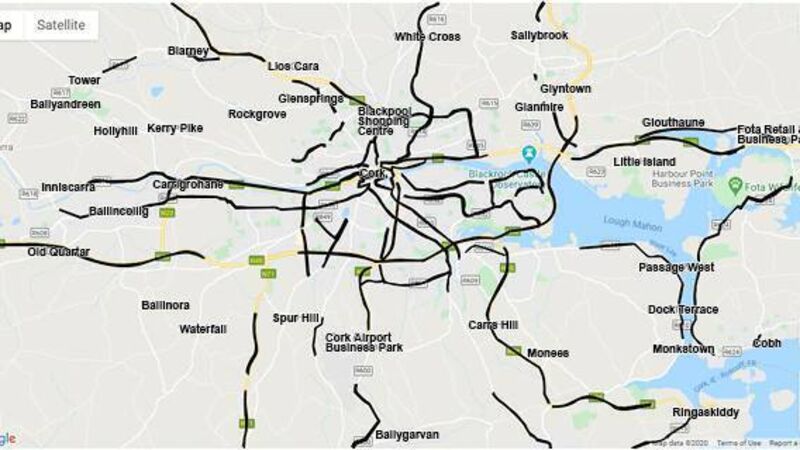 Here are Cork's most dangerous roads