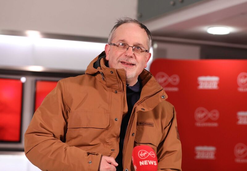 Mick Barry pictured arriving ahead of the Tonight Show Leaders’ Debate on Virgin Media One,  during the campaign. Photograph: Leah Farrell / RollingNews.ie
