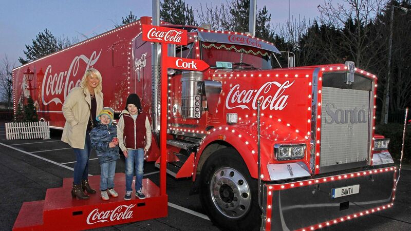 The Coca Cola truck is coming to town! The Coca Cola truck is coming to town!