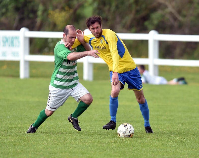 George playing with Carrigaline United. Picture: Eddie O'Hare