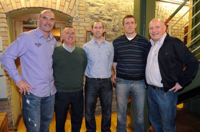 At the launch of College Corinthians 40th anniversary celebrations were Don Bevan,Fergus McDaid, Dave Ahern, Pat Maher and Gerry McAnaney. Picture: Eddie O'Hare