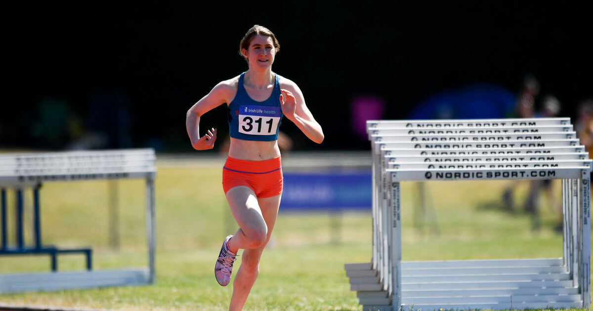 Cork's Stephanie Cotter and Darragh McElhinney in Irish cross country team