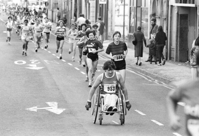 Kay McShane from Cobh  taking part in the 1983 Echo Women's Mini Marathon.