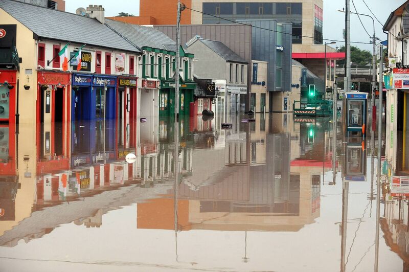 Douglas village underwater during the flood in June 2012. Picture: Eddie O'Hare Douglas village underwater during the flood in June 2012. Picture: Eddie O'Hare