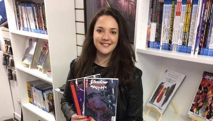 Comic book artist Ellie Wright. Comic book artist Ellie Wright.