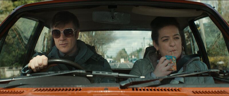 Barry Ward and Maeve Higgins, in a scene in the new movie, Extra Ordinary. Barry Ward and Maeve Higgins, in a scene in the new movie, Extra Ordinary.