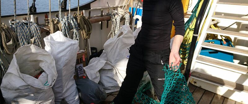 POLLUTION: Bags of rubbish collected from a beach during the expedition. POLLUTION: Bags of rubbish collected from a beach during the expedition.