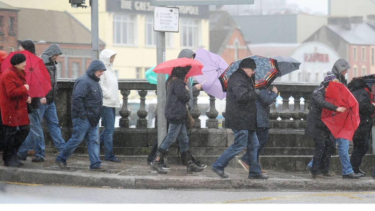 Yellow alert rainfall warning issued for Cork tonight and all day tomorrow