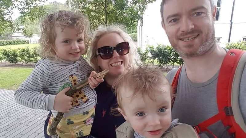 LOVES OF HER LIFE: Laura with childhood sweetheart, husband Shane and children Polly, 4, and Alfie, almost 2 LOVES OF HER LIFE: Laura with childhood sweetheart, husband Shane and children Polly, 4, and Alfie, almost 2