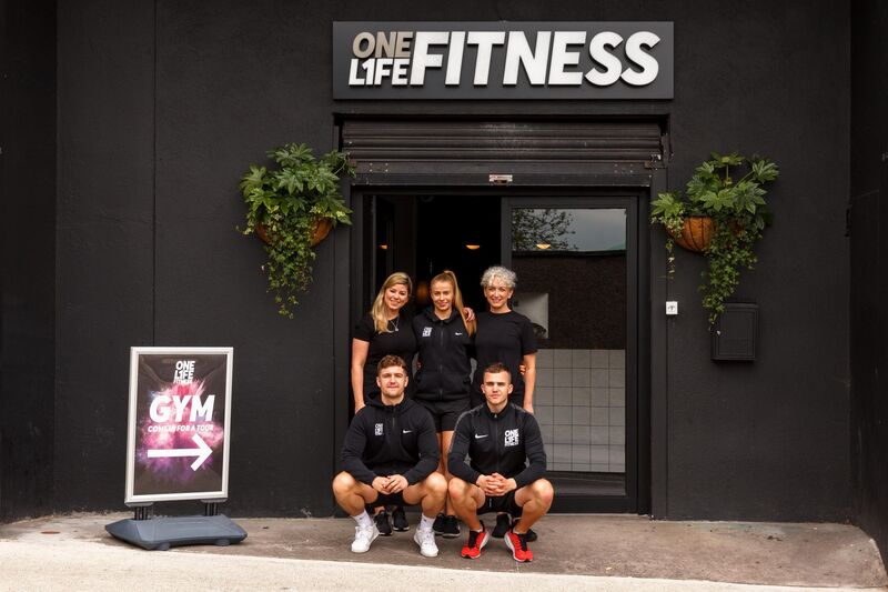 The staff of One Life Fitness Gym located on Mulgrave Road.Credit: Damian Coleman.