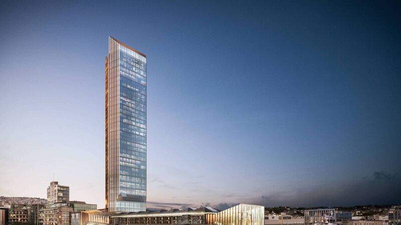 Developers reveal plans for Ireland's tallest building at Port of Cork site ... twice the height of Elysian Tower Developers reveal plans for Ireland's tallest building at Port of Cork site ... twice the height of Elysian Tower