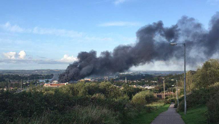 The Douglas multistorey carpark fire could be seen from across the city.