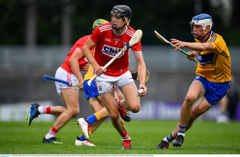 Downey taking on Clare. Downey taking on Clare.