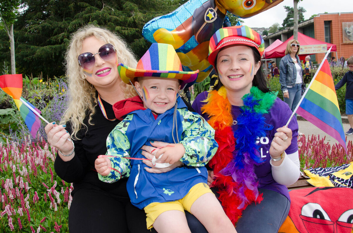 Laura Jane Hennessy with Niamh and Conor O'Mahony from PepsiCo. Picture: Howard Crowdy
