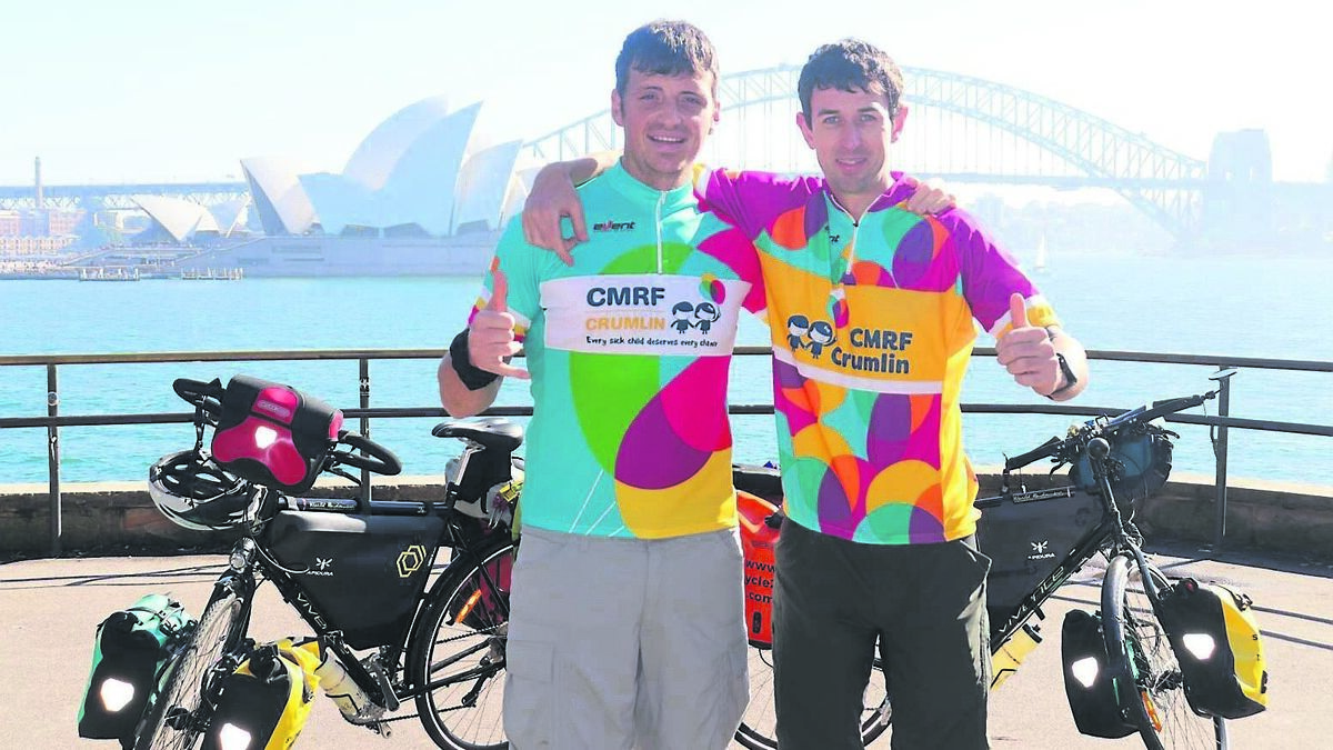 We’ll cycle 25,000km: Oz to Ireland!
