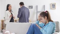 Parents divorce and fight