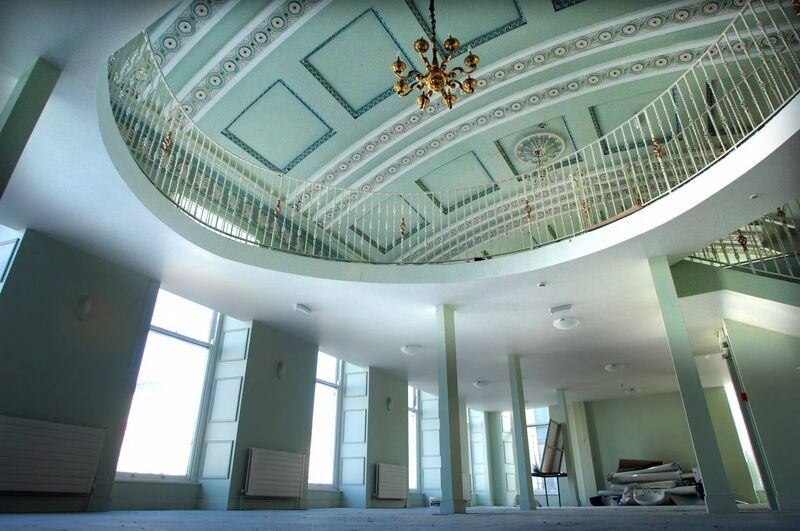 The interior of the former Victoria Hotel.