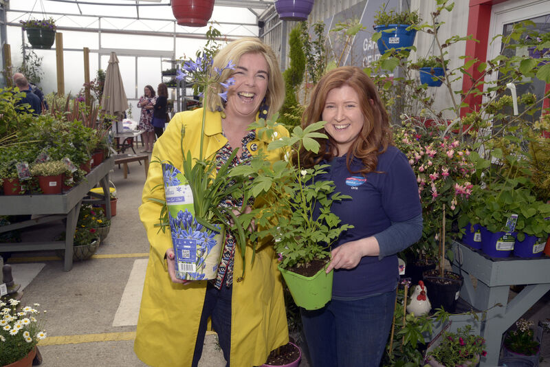 Grainne Bagnall and Horticulturalist Orla Twomey. Picture Denis Boyle