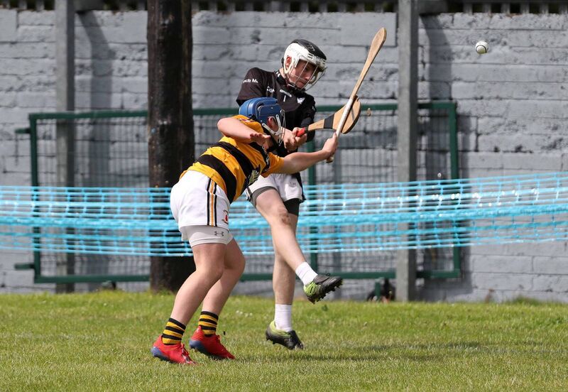 Ciaran White, Turloughmore, clearing from Alex Lynch, Na Piarsaigh. Picture: Jim Coughlan.