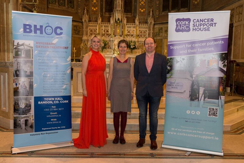 Linda Kenny and Dan Twomey with Antoinette Baker, as they launched the anniversary concert set for May 24