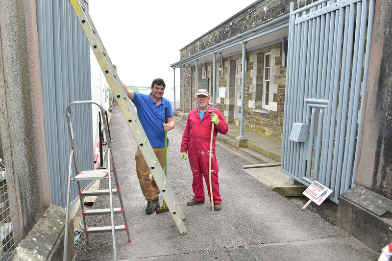Working at the gate were Jason Byrne and Patrick Kitteringham. Picture Dan Linhan Working at the gate were Jason Byrne and Patrick Kitteringham. Picture Dan Linhan
