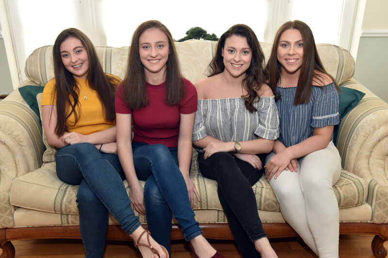 The Murphy quads from left, Kellie, Katie, Shauna and AmyPicture: Eddie O'Hare