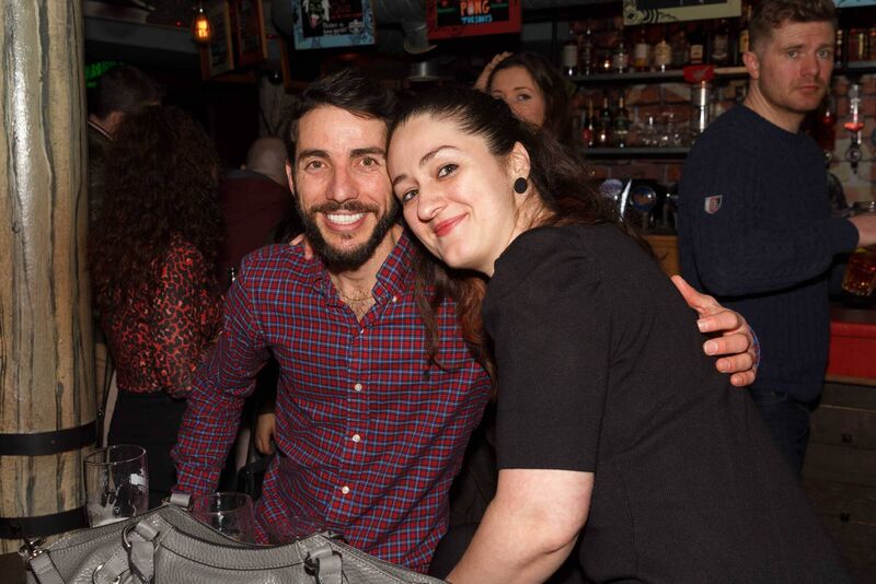 Teixeira Deveoira and Marina Buljic (Both Brazil) enjoying themselves in An Brog. Teixeira Deveoira and Marina Buljic (Both Brazil) enjoying themselves in An Brog.