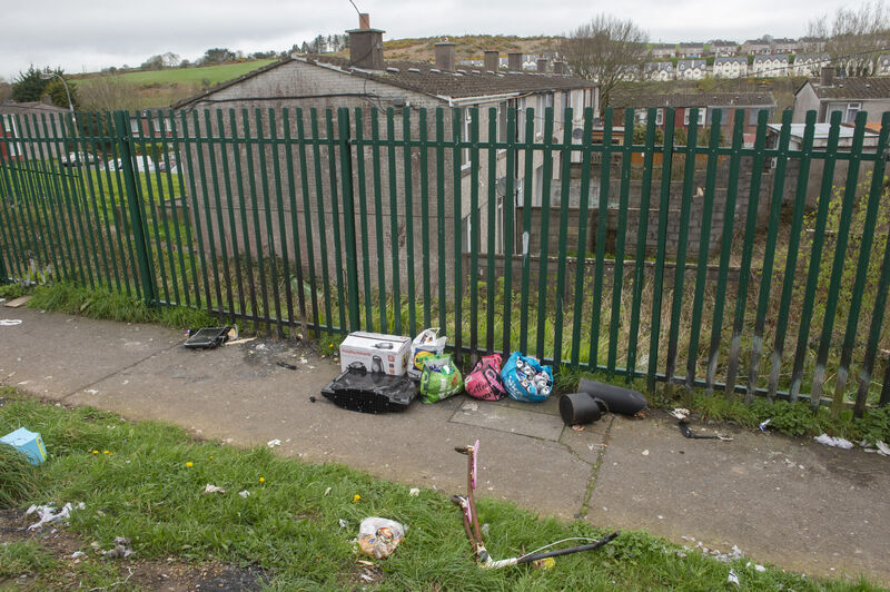 Rubbish at Lagan Grove, Mayfield, Cork. Picture Dan Linehan Rubbish at Lagan Grove, Mayfield, Cork. Picture Dan Linehan