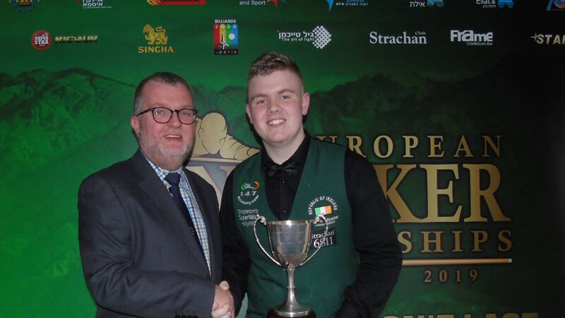 Cork's rising snooker star Aaron Hill is the U18 European champion