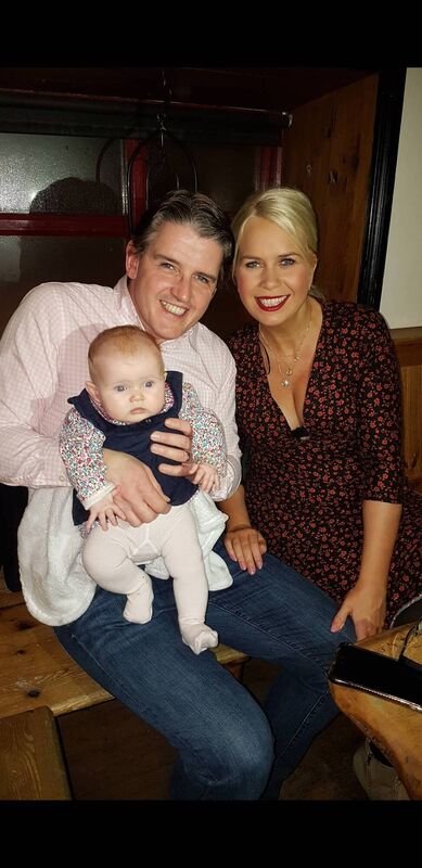 Trevor and Jennifer Ryan, with daughter Annabel.