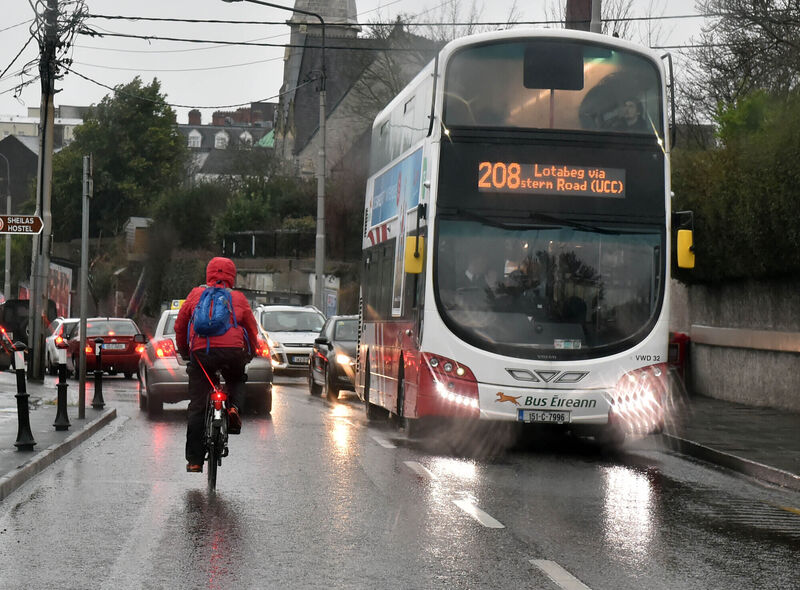 Swap your car for your bike, or use public transport. Picture: Eddie O'Hare
