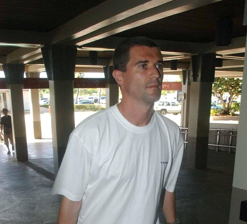 Roy Keane at Saipan International Airport prior to his departure. Roy Keane at Saipan International Airport prior to his departure.