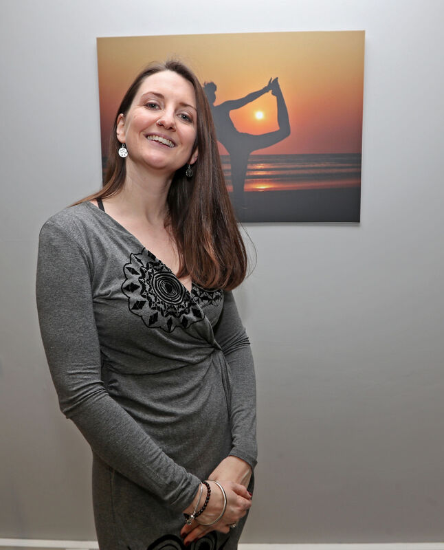 Claire Dunniece, Yoga & Meditation Teacher and Co Founder Essential Wellness.Picture: Jim Coughlan.