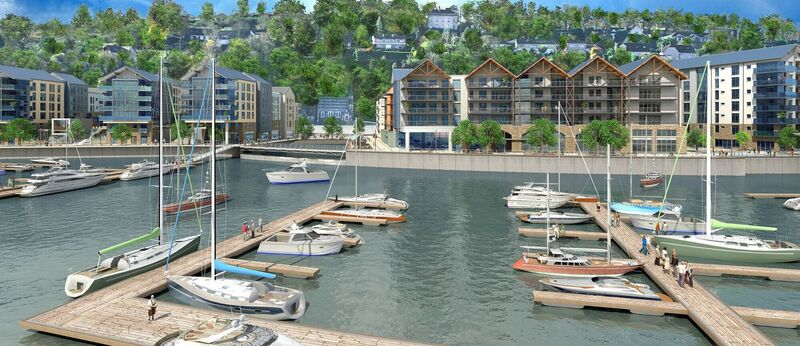 A previous proposal from developers Howard Holdings suggested a marina, apartments and shops for the Passage West docks but the plans were never realised. A previous proposal from developers Howard Holdings suggested a marina, apartments and shops for the Passage West docks but the plans were never realised.