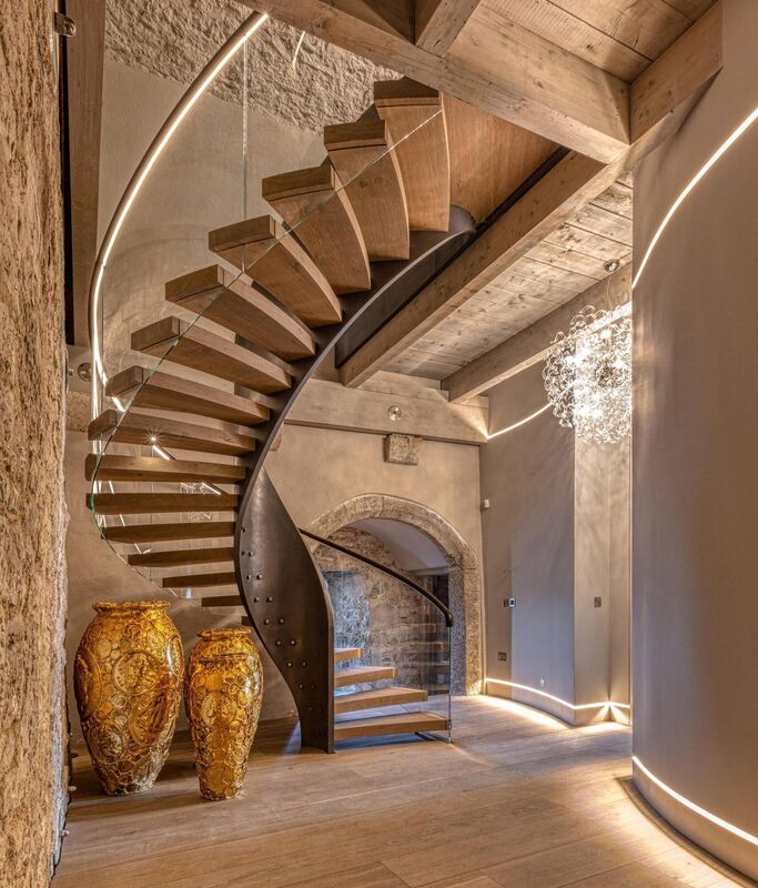 The interior of Belvelly Tower in Cobh. The interior of Belvelly Tower in Cobh.