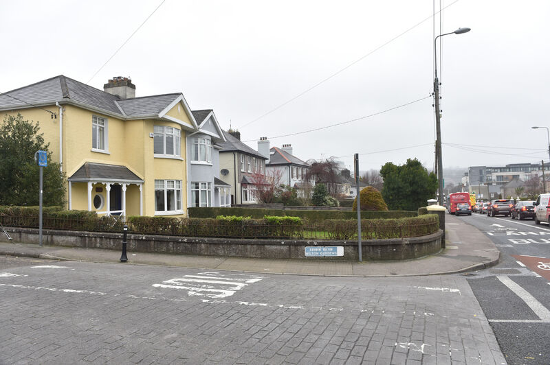 The Wilton Gardens- Wilton Road junction showing the houses that might lose their front gardens for a proposed bus lane. Picture Dan Linehan